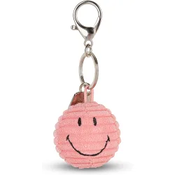 Llavero de peluche rosa Keychain ECO de pana Smiley Bon Ton Toys