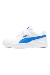 Scarpe bianche con dettagli azzurri Court Classic Clean AC+ PS 33
