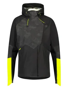 Giacca Tech Rain Commuter Hi-Vis Black / Neon Yellow