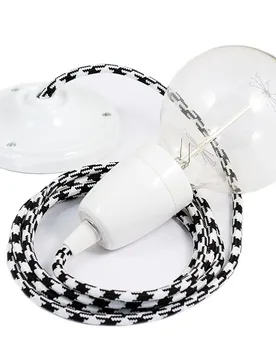 Cables Suspension Luminaire Rp04 Diy 2 M Black / White One Size - Creative - FashionsVida