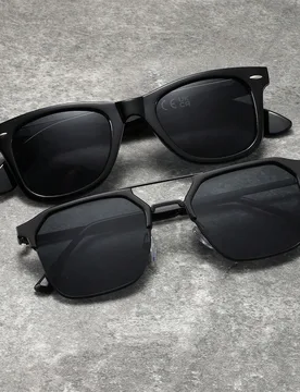 Piezas Gafas de sol con marco de metal retro, gafas de sol clásicas unisex para uso al aire libre, viajes, playa, uso casual, conducir, con protecci? - Shein - FashionsVida