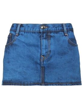 Falda vaquera Mujer Azul eléctrico 27 Mujer