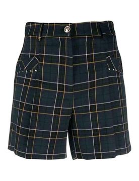 Pantaloncini con motivo a quadri