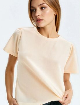 Maglietta basic - giallo chiaro