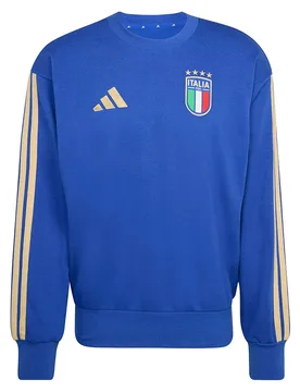 Sweat-shirt Italy Dna Crew Bold Blue M - Adidas - FashionsVida