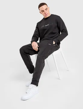 Mens Hadiko Pantaloni della tuta - Nero, nero nero Uomo taglia L - BOSS - FashionsVida