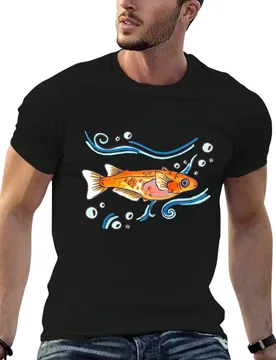 Japanese fish (Medaka) T-Shirt man graphic t shirt t shirt men 100% cotton luxury brand t shirt man luxury T-Shirt - Aliexpress - FashionsVida
