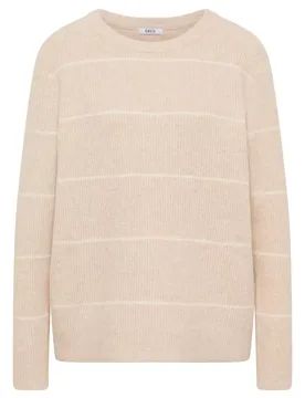 TOS_Cosy structure stripe female - M - FashionsVida