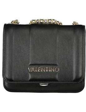 Damen KETTEN-SCHULTERTASCHE Schwarz VBS8G610BRASS_NENERO