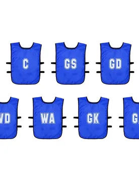 Gilets D´entraînement De Netball 7 Unités Royal Kids male