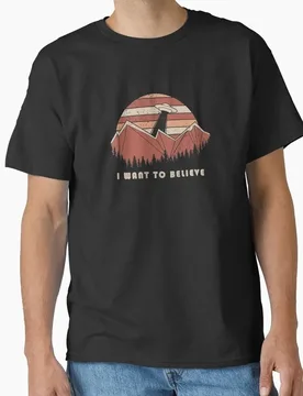 I want to believe Vintage Sci fi tv series The X Files Gift t shirt 1104 Retro Alien movie Graphic clothes All size tops S-6XL - Aliexpress - FashionsVida