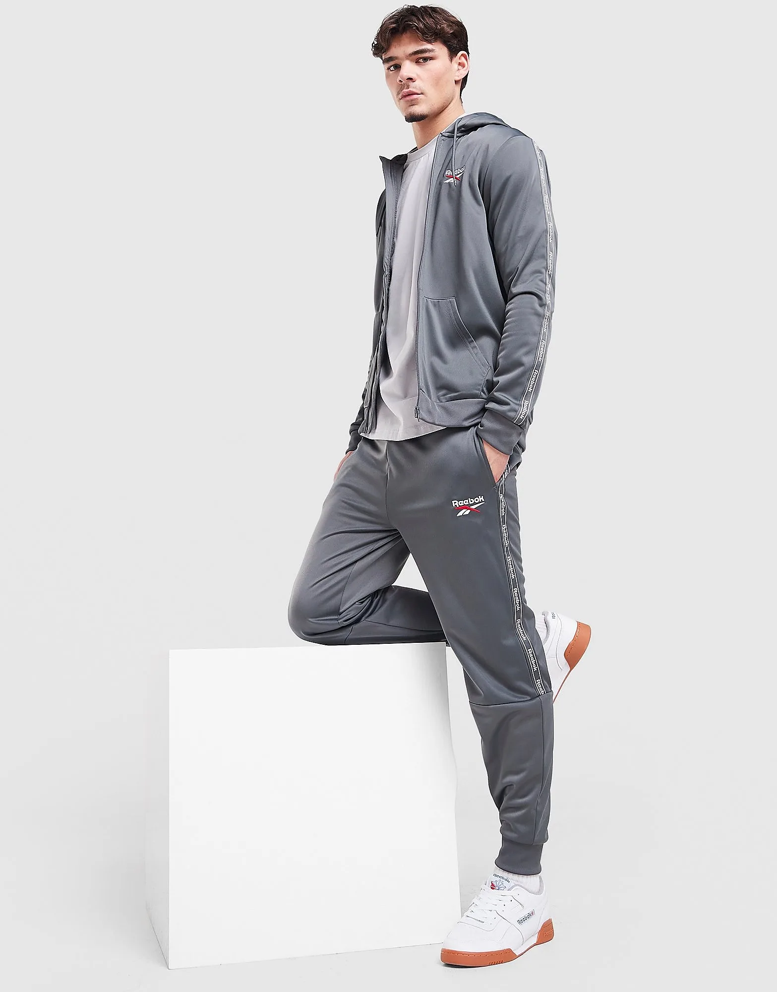 Latham Poly Trainingshose - Herren, Grau - male - Size: XXL - Reebok - FashionsVida