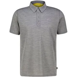 Herren Funktionspolo Monforte Woolmix grau XXL M