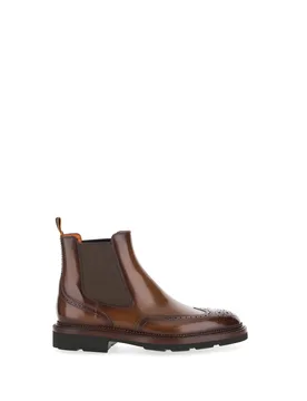 Stivaletti Beatles MARRONE 7 - Santoni - FashionsVida