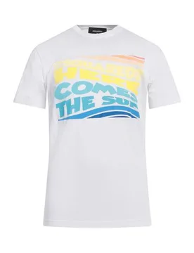 Camiseta Hombre Blanco M Hombre - Dsquared2 - FashionsVida