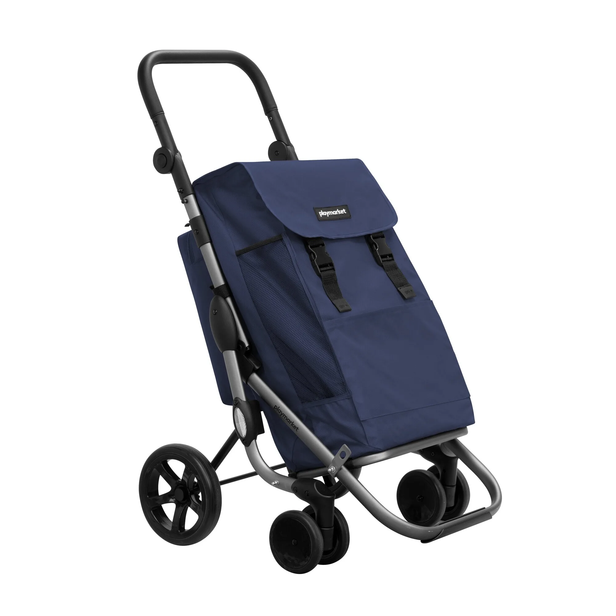 Einkaufstrolley GO PLUS PREMIUM blau - Playmarket - FashionsVida