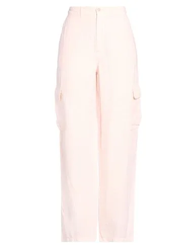 Pantalones Mujer Rosa 36,40 Mujer - 120% Lino - FashionsVida