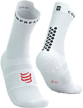 Pro racing socks v40 run calcetines running Blanco (1)