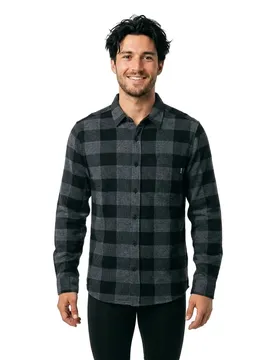 Camicia A Maniche Lunghe Portland Black S