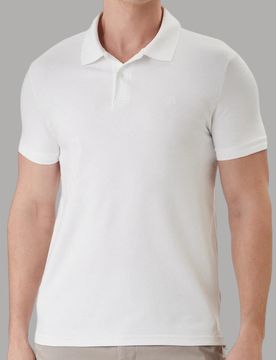 Polo Slim Fit Uomo in Piquè con Logo Ricamato
