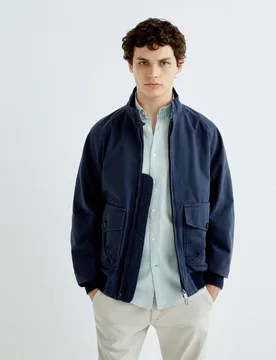Cazadora corta de hombre - Baracuta - FashionsVida