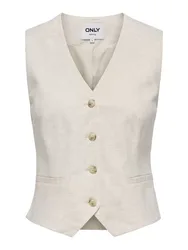 ONLSIESTA S/L LINEN BL VEST TLR female
