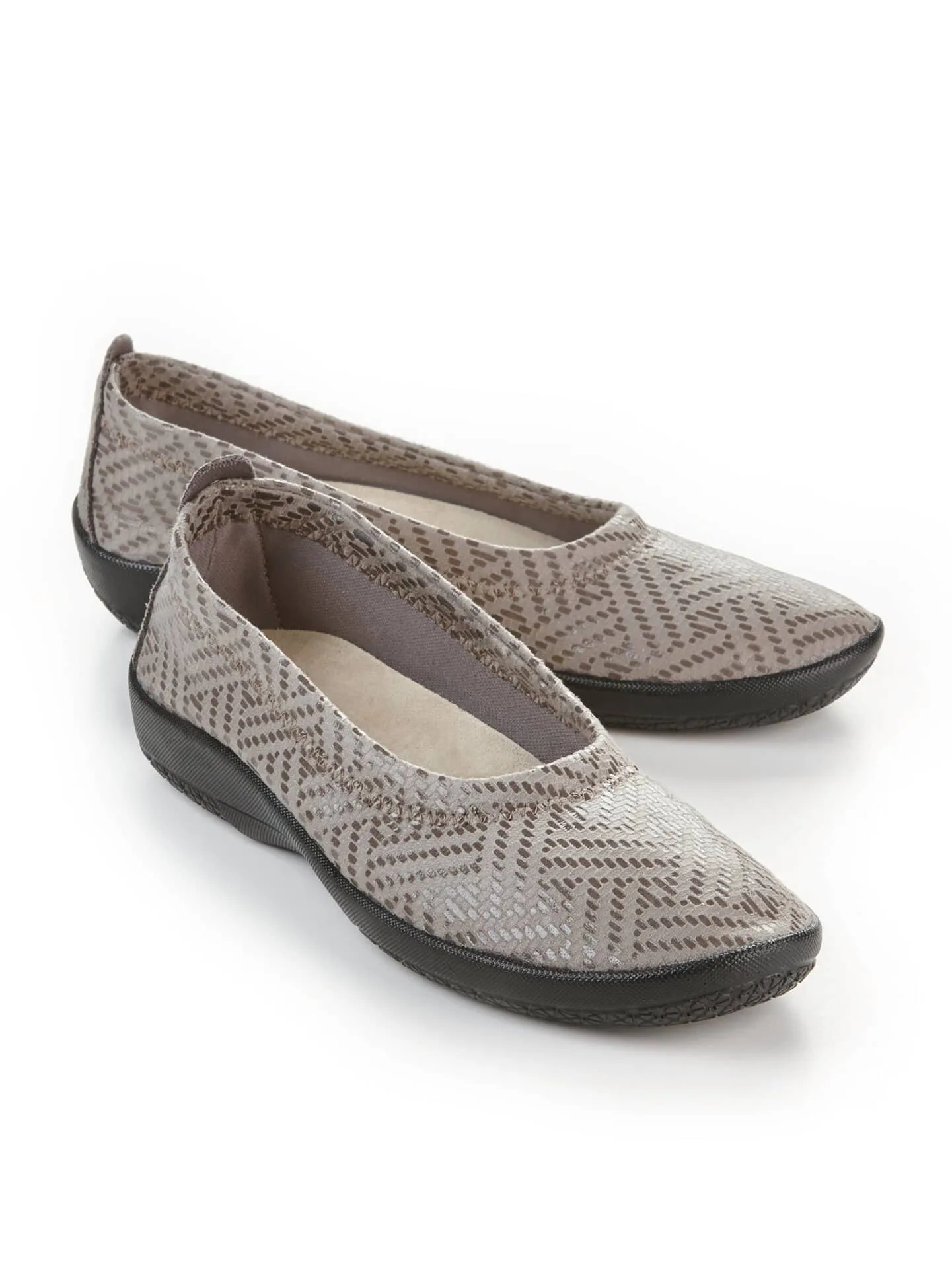 Hallux-Softslipper Superleicht - Grau - female - Size: 42 - Avena - FashionsVida