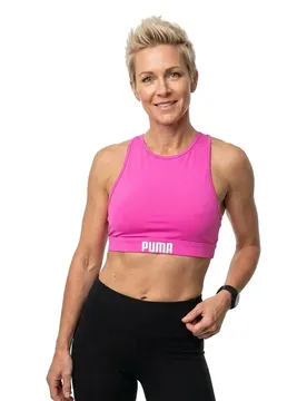 Haut De Bikini Racerback Electric Orchid XL - Puma - FashionsVida