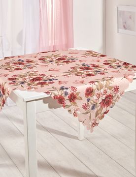 Mitteldecke "Rosen" 80x80cm Schäfer