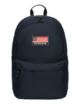 Superdry Damen Classic Patch Montana Rucksack Navy - Größe: 1Größe