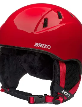 Casque Makalu Shiny Monza Red / White S-M unisex