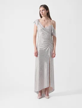 Vestido de noche crema 38 - Self-Portrait - FashionsVida