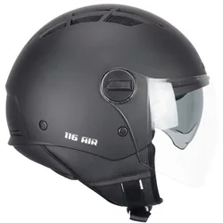 Casco Moto Jet 116A AIR MONO Nero opaco taglia L
