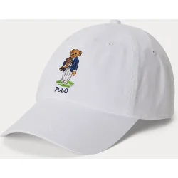Gorra de hombre de sarga con Polo Bear