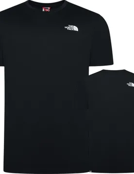 Mens Simple Dome T Shirt Black Cotton - Size Medium - The North Face - FashionsVida