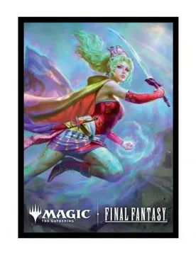 MTG FINAL FANTASY Deck Protector Sleeves Commander featuring Terra, Herald of Hope (100) - Ultra PRO - FashionsVida