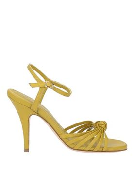 Sandalias Mujer Verde lima 37 Mujer