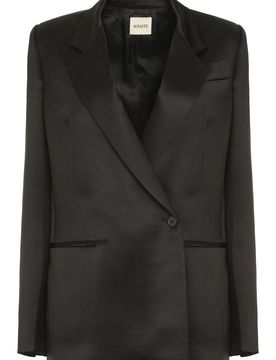 Willow Double-breasted Mikado Blazer