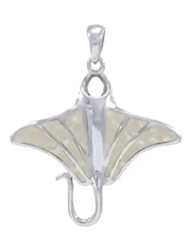 Dive Silver Ciondolo Manta Ray