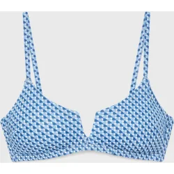 Top bikini sin aro y con foam extraíble