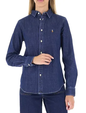 Camicia in jeans POLO BLU SCURO 0 - Ralph Lauren - FashionsVida