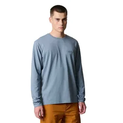 Maglietta A Maniche Lunghe S-ic Slate / Blue