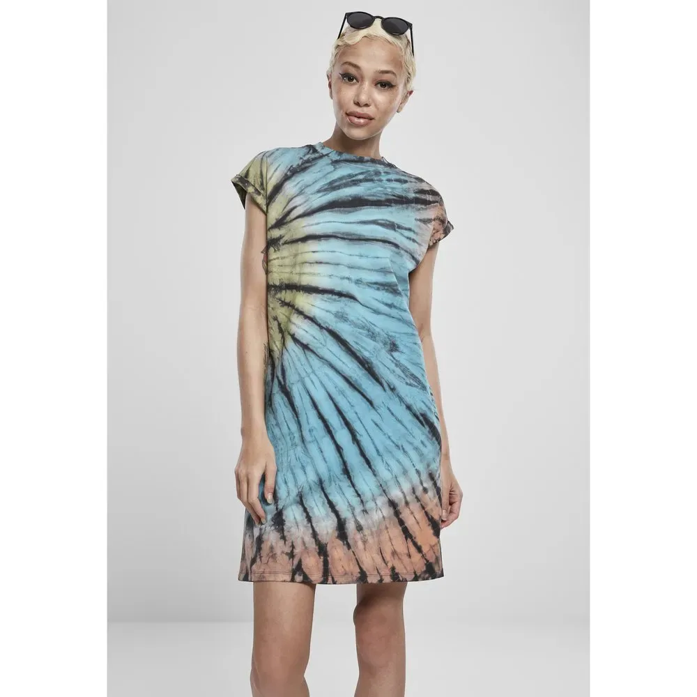 Vestito A Maniche Corte Dye Black XS - Urban classics - FashionsVida