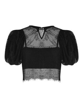 Top fatto di pizzo