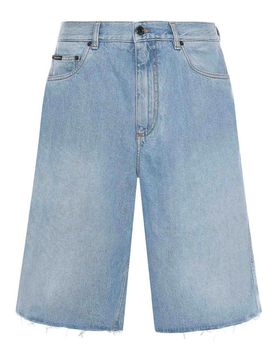 Bermuda in denim di cotone