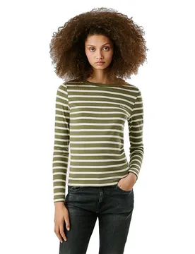 T-shirt à Manches Longues Bani Khaki Green L