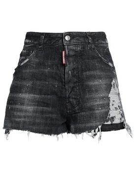 Jeansshorts Damen Schwarz 40 Damen