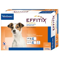 Mg-600 mg solución para unción dorsal puntual para perros pequeños
