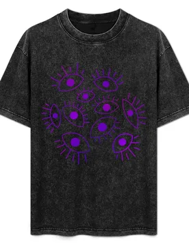 Eyes of the Void - Purple T-Shirt Plus Size Non-Shrink T-Shirt - Aliexpress - FashionsVida