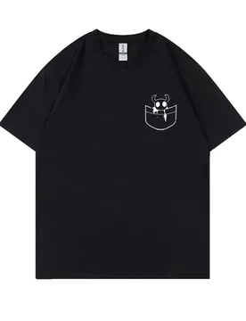Hot Sale Game Hollow Knight Pocket Graphic T-shirt Men Women Casual Funny Oversized T Shirts Men's 100% Soft Cotton Streetwear - Aliexpress - FashionsVida